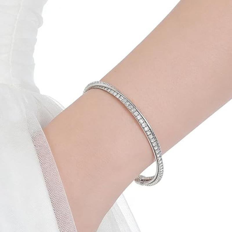 Rhinestone Cuff Bracelet