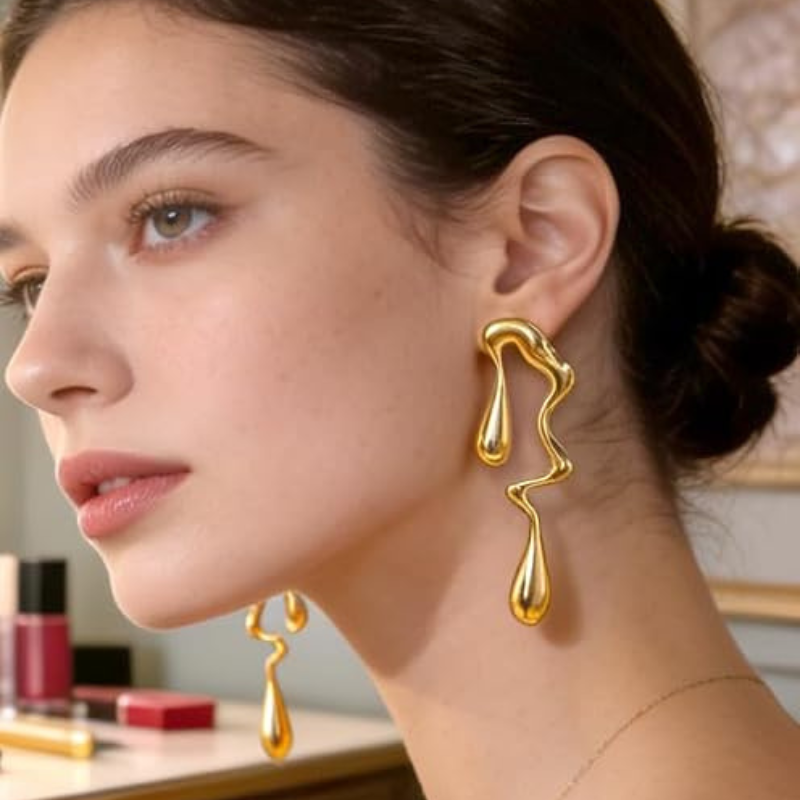 Water Drop Dangle Earrings