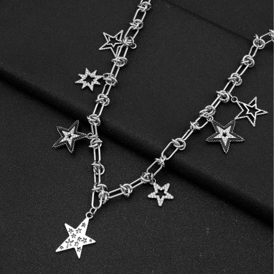 Grunge Star Pendant Choker