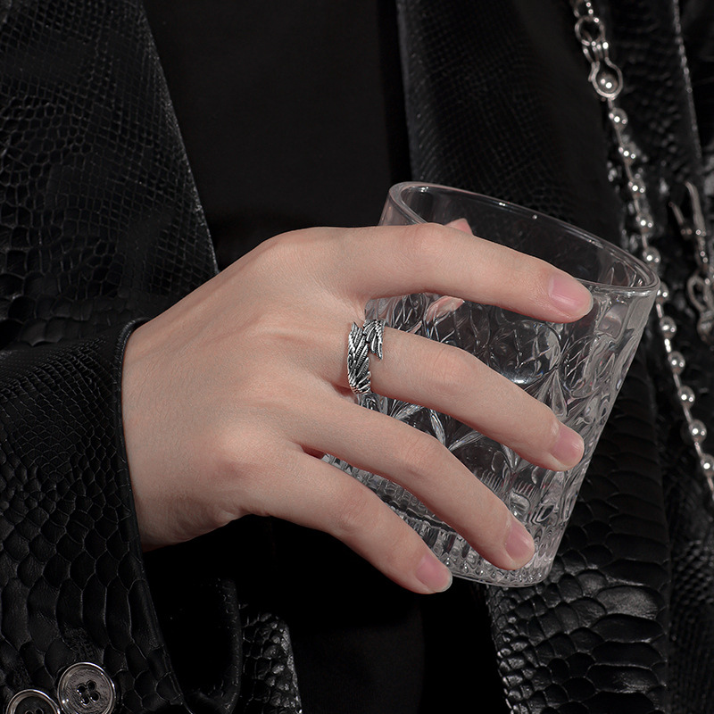 Angel's Wing Feather Ring