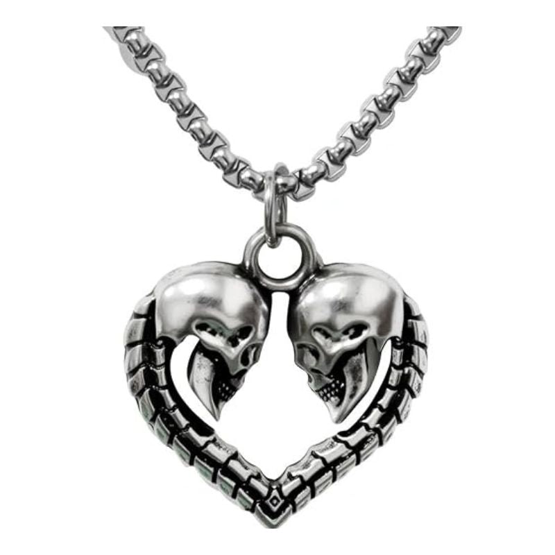 Punk Skull Pendant Necklace
