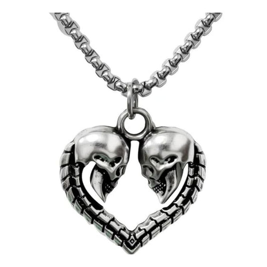 Punk Skull Pendant Necklace