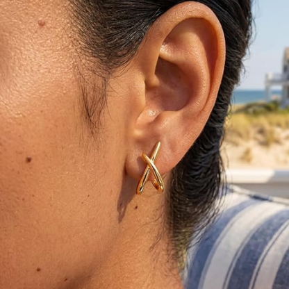 Dainty Earrings Simple Minimalist Gold Earrings