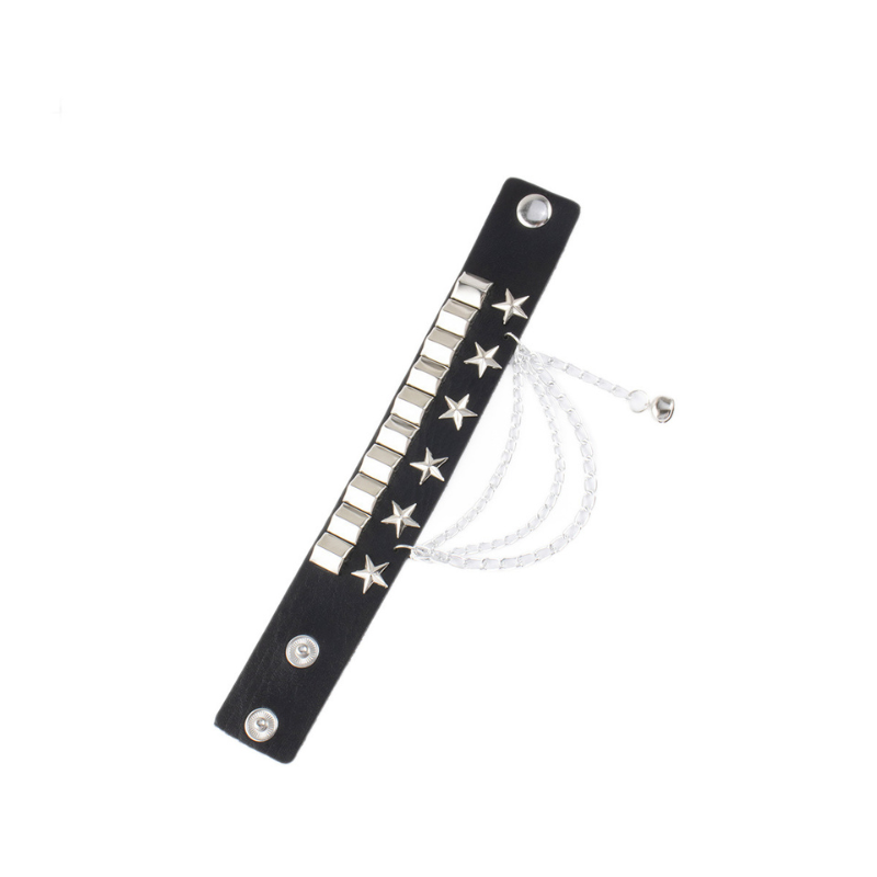 Punk Studded Bracelet for Women Men