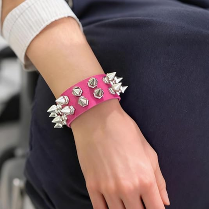 Spike Studded Punk Bracelet
