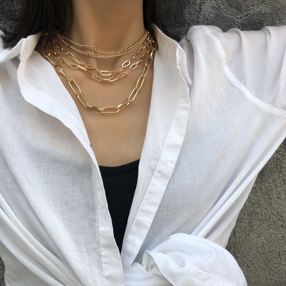 Layered Chain Necklaces for women