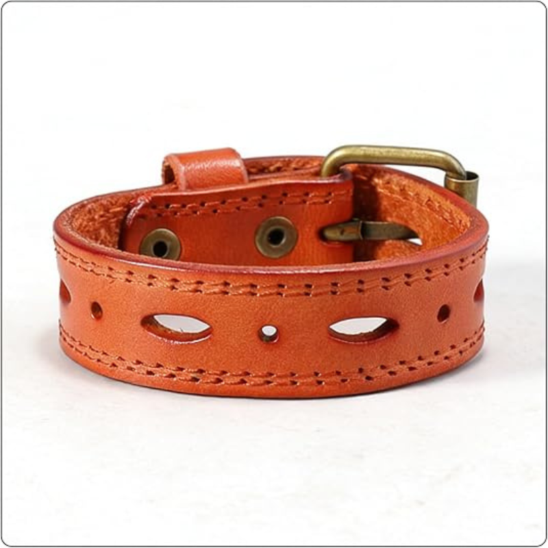 Women’s Punk Leather Cuff Bracelet