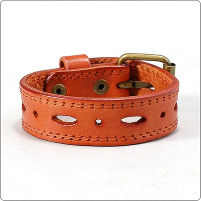 Women’s Punk Leather Cuff Bracelet