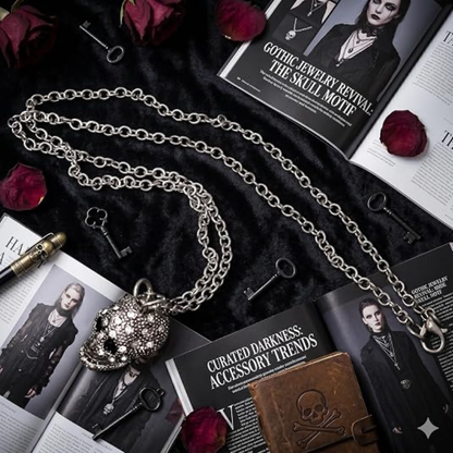 Punk Skull  Pendant Necklace