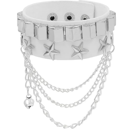 Punk Studded Bracelet for Women Men