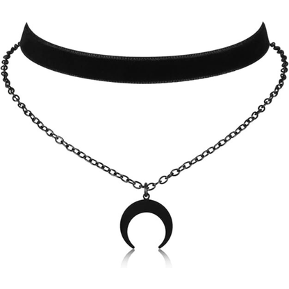 Black Velvet  Layered Necklace