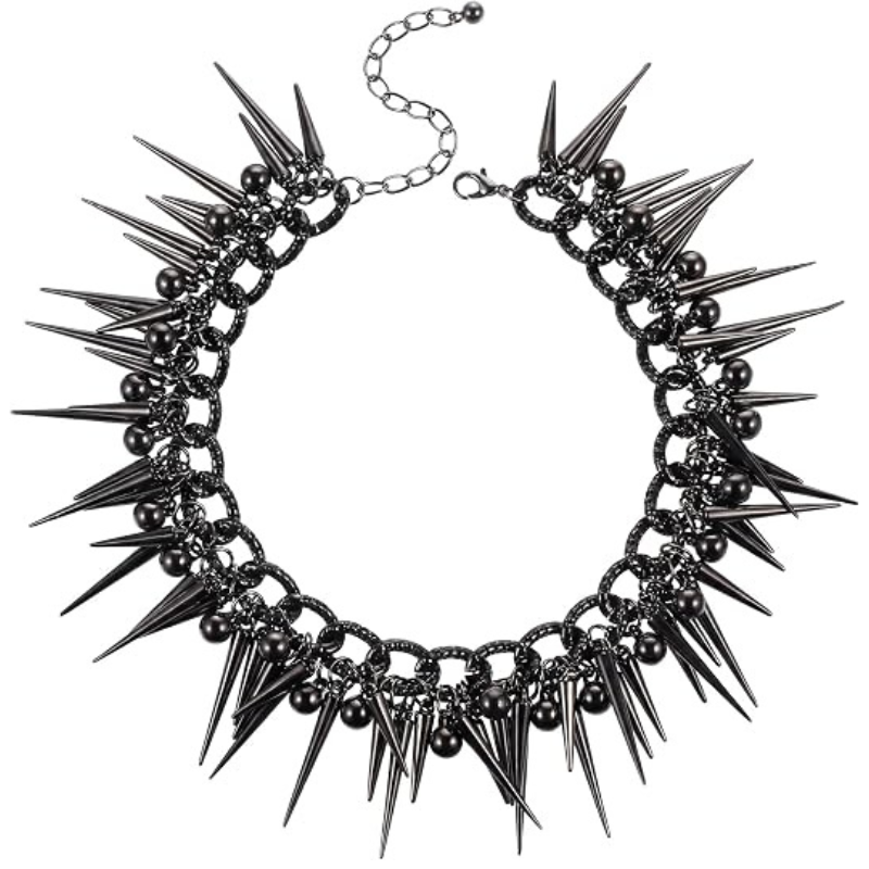 Punk Gothic Spike Necklace