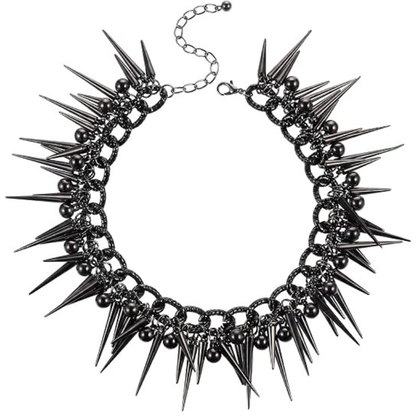 Punk Gothic Spike Necklace