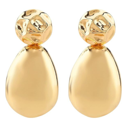 Geometrical Statement Teardrop Dangle Earrings