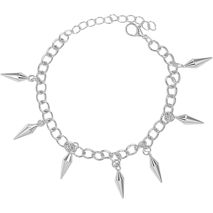 Minimalist Spike Charm Bracelets