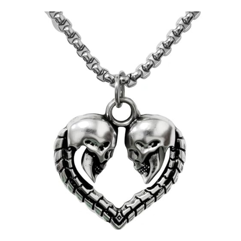 Punk Skull  Pendant Necklace