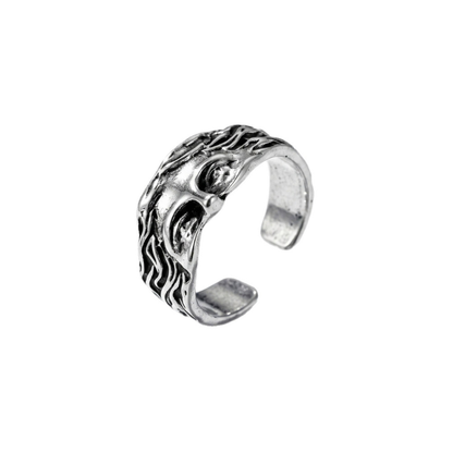 Vintage Venus Half Face Ring