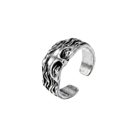 Vintage Venus Half Face Ring