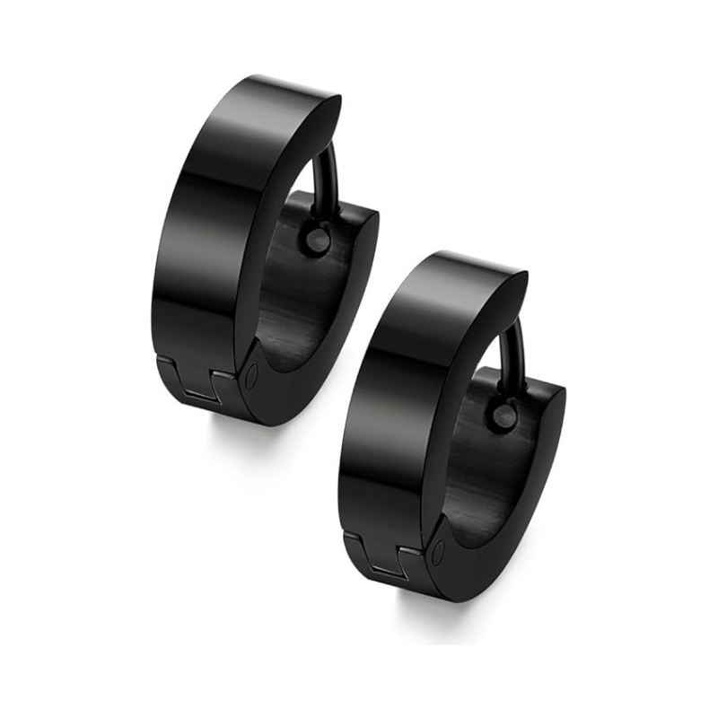Stainless Steel Unique Small Hoop Earrings