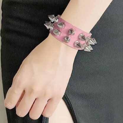 Spike Studded Punk Bracelet