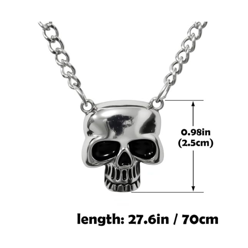 Punk Skull  Pendant Necklace