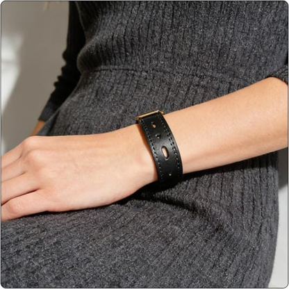 Women’s Punk Leather Cuff Bracelet