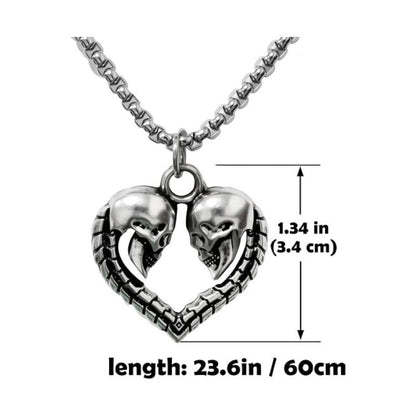 Punk Skull Pendant Necklace
