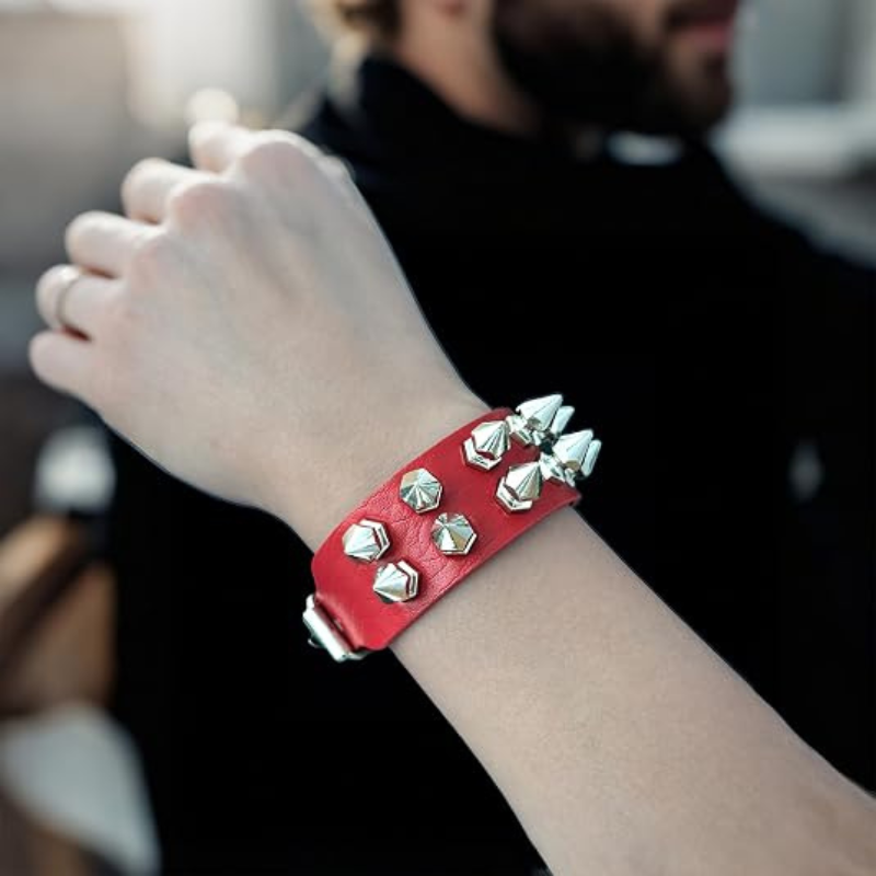 Spike Studded Punk Bracelet