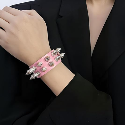 Spike Studded Punk Bracelet