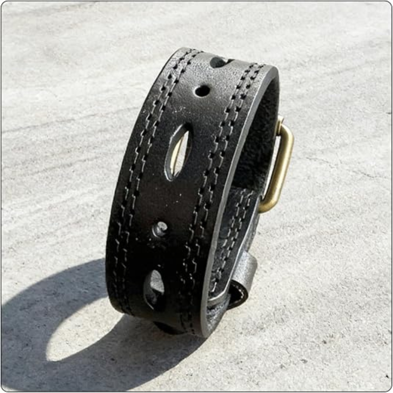 Women’s Punk Leather Cuff Bracelet