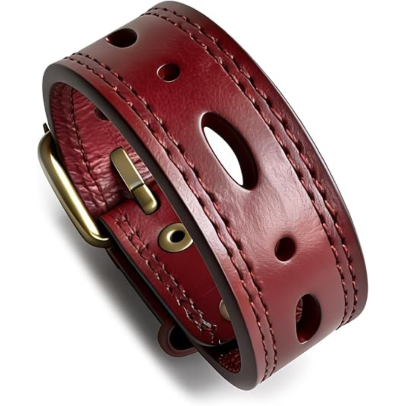 Women’s Punk Leather Cuff Bracelet