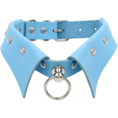 Gothic Leather Choker Necklace
