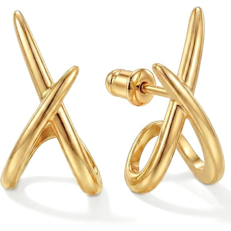 Dainty Earrings Simple Minimalist Gold Earrings