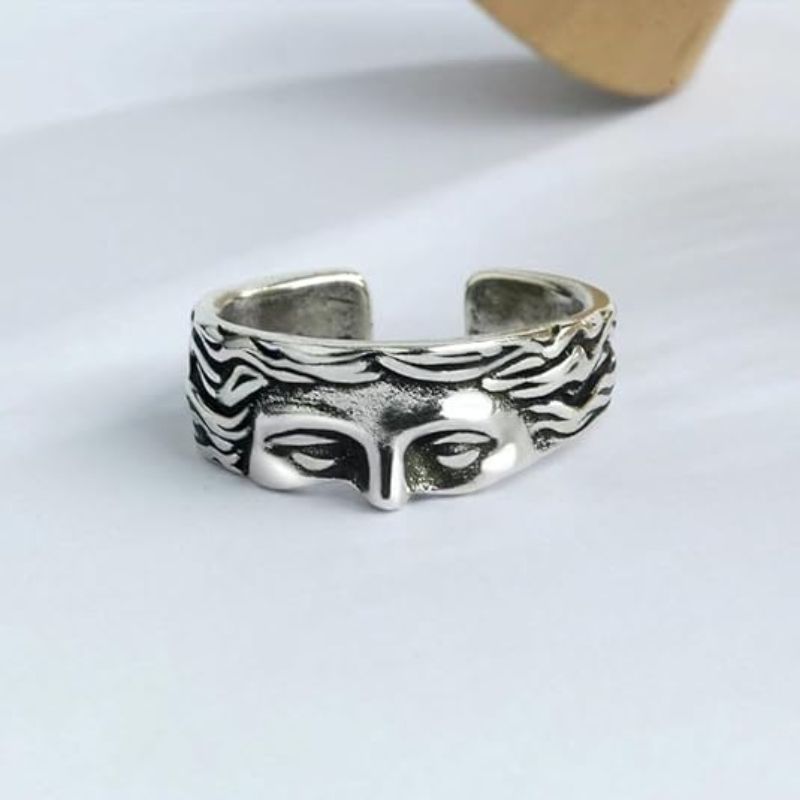 Vintage Venus Half Face Ring