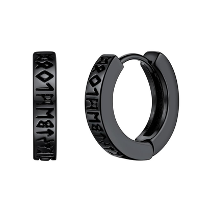 Stainless Steel Viking Hoop Earring