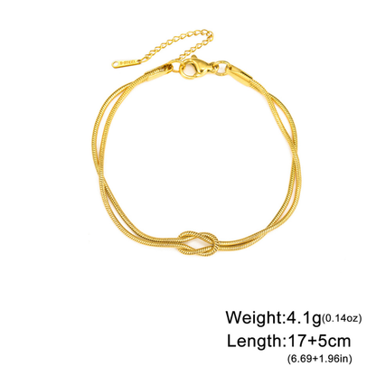 Stackable Love Knot Bracelet