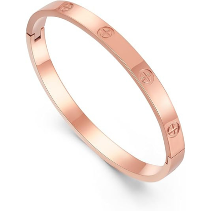 18K Gold Plated Titanium Steel Cuff Bangle