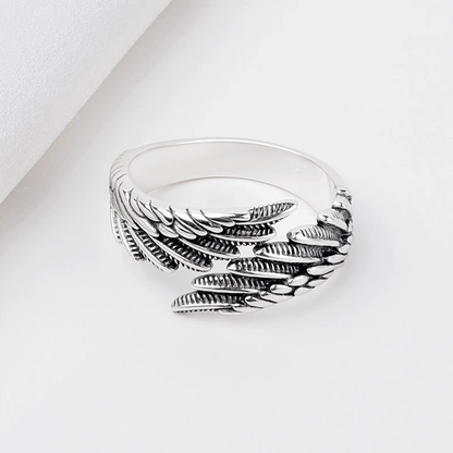 Angel's Wing Feather Ring