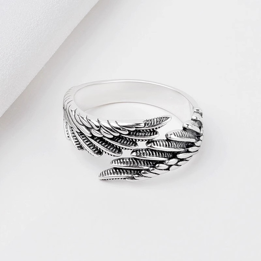 Angel's Wing Feather Ring