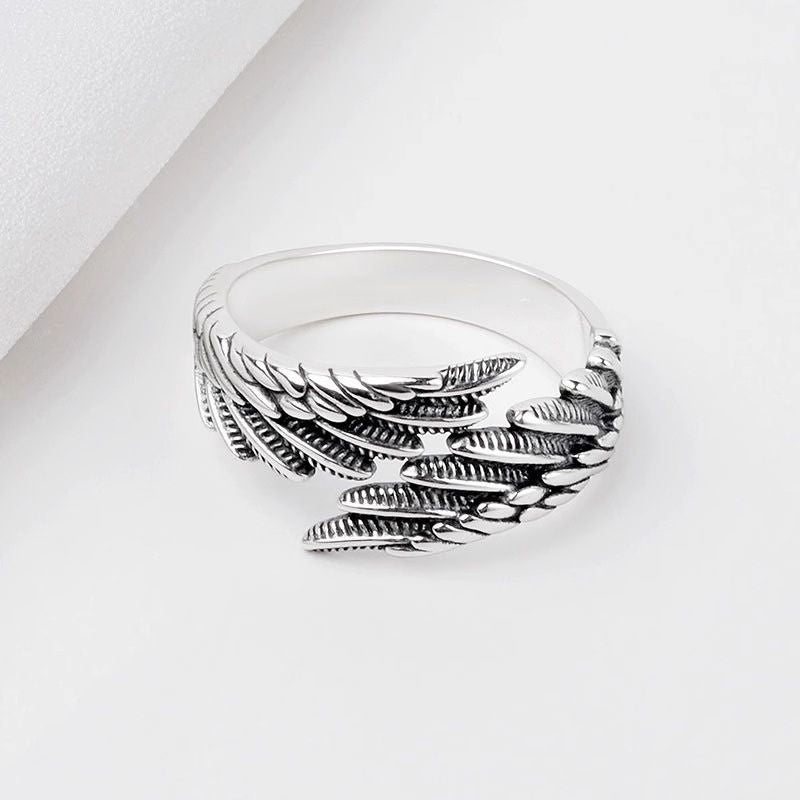 Angel's Wing Feather Ring