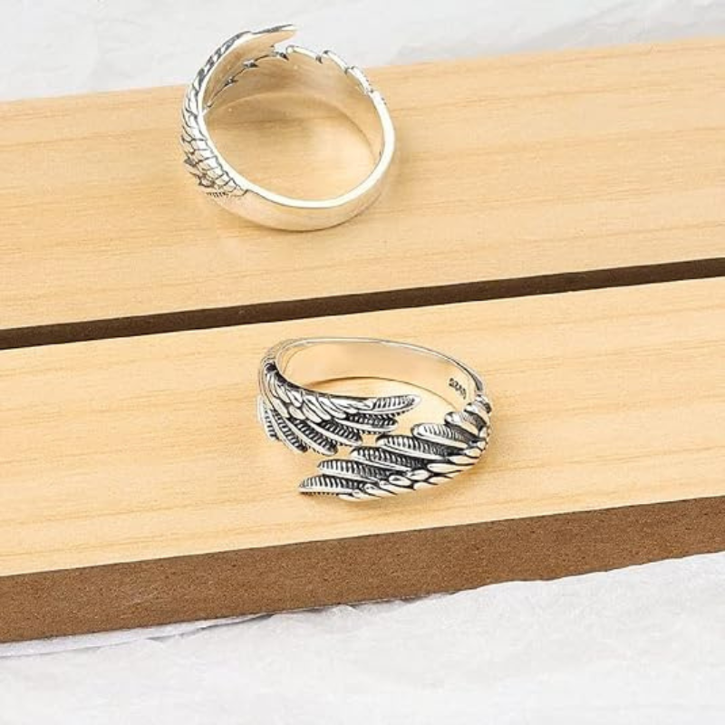 Angel's Wing Feather Ring