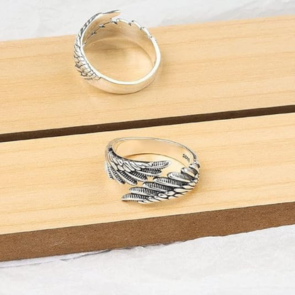Angel's Wing Feather Ring