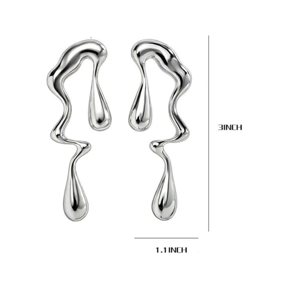 Water Drop Dangle Earrings