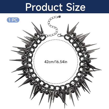 Punk Gothic Spike Necklace