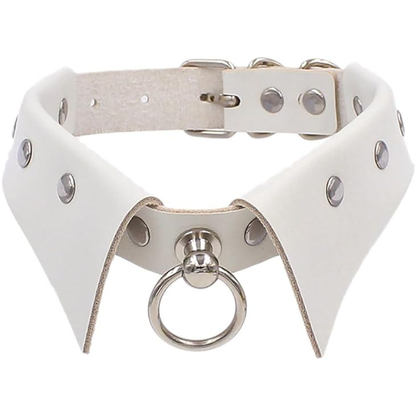 Gothic Leather Choker Necklace