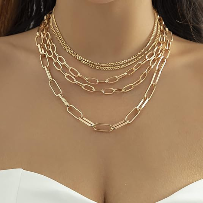 Layered Chain Necklaces for women