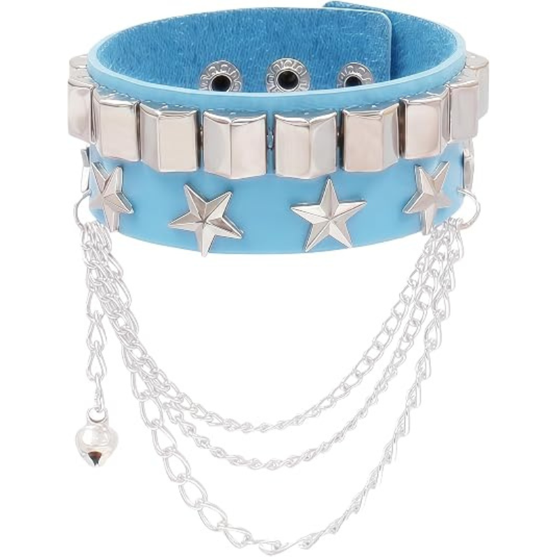 Punk Studded Bracelet for Women Men