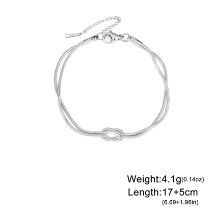 Stackable Love Knot Bracelet