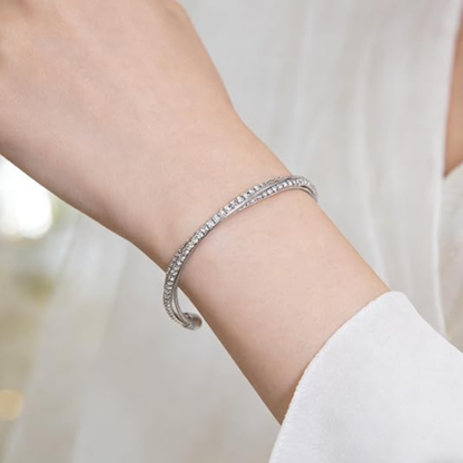 Rhinestone Cuff Bracelet