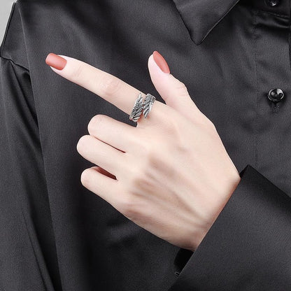 Angel's Wing Feather Ring